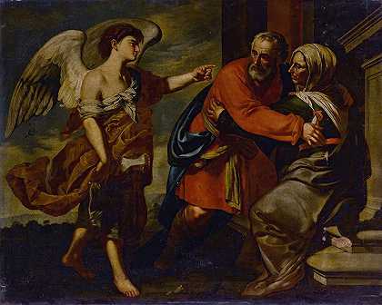 弗朗西斯科·瓜里诺的《撒迦利亚与伊丽莎白的会面》