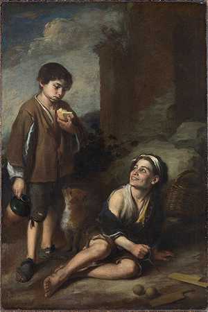 BartoloméEstebán Murillo的《两个农民男孩》