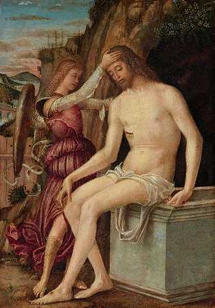 乔瓦尼·弗朗切斯科·梅内里的《复活的基督与天使》