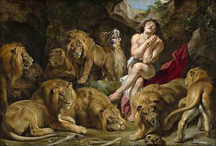 彼得·保罗·鲁本斯的《狮子窝里的丹尼尔》
