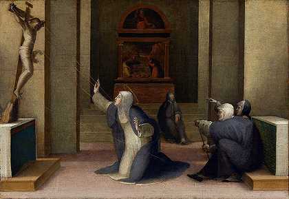 多梅尼科·贝卡富米的《锡耶纳圣凯瑟琳接受耻辱》