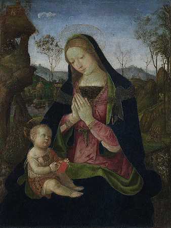 《圣母与孩子》（Pinturicchio）