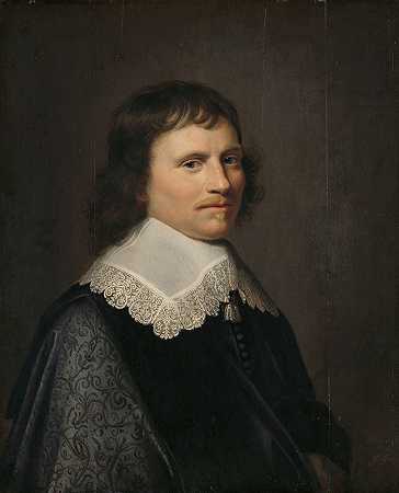 《一个人的肖像》，雅各布·威廉斯（Jacob Willemsz）认为是所罗门·范·肖恩霍芬（Salomon van Schoonhoven，1617-1653），普滕勋爵中尉