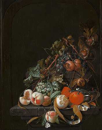 Cornelis de Heem的《水果静物》
