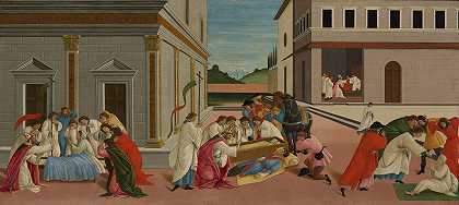 Sandro Botticelli的《圣芝诺比斯的三个奇迹》