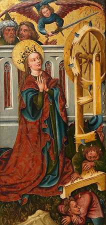 梅斯特·德·弗里德里希萨尔塔的《圣凯瑟琳的殉难》