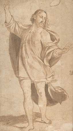 乔瓦尼·安东尼奥·达·波德诺内举起双臂的基督立像