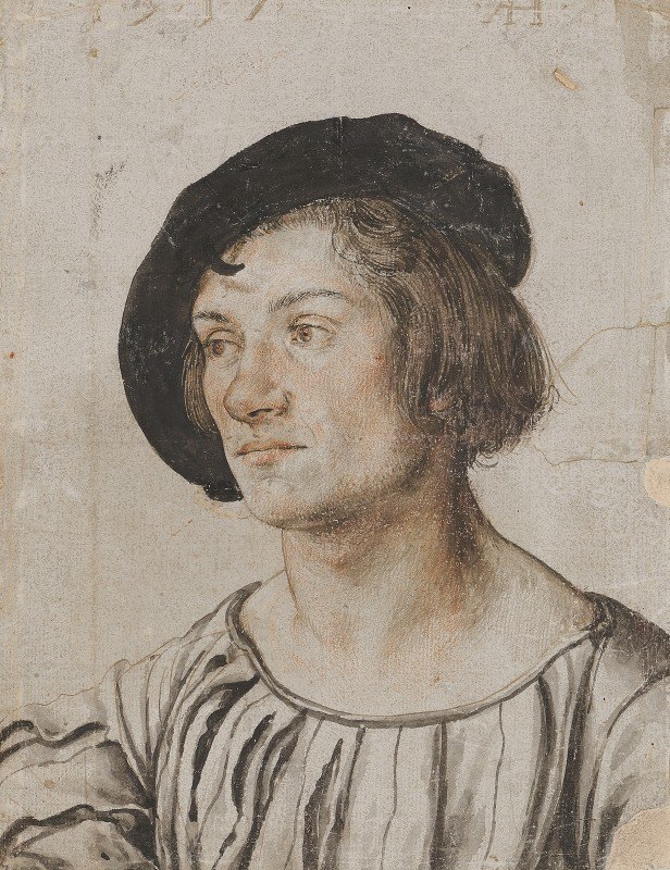 安布罗修斯·霍尔贝因的《年轻人的肖像》
