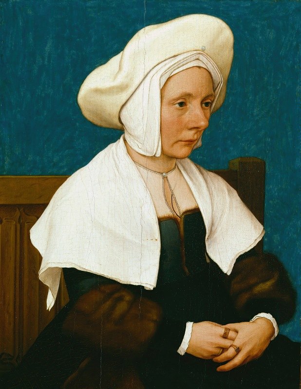 《年轻人汉斯·霍尔贝因的女人肖像》