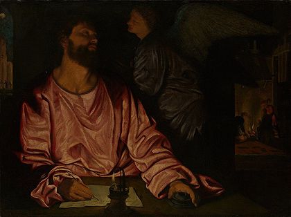 乔瓦尼·吉罗拉莫·萨沃多的《圣马太与天使》
