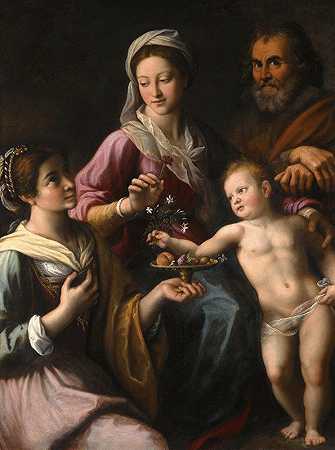 法布里齐奥·桑塔菲德的《圣多萝西娅的神圣家庭》