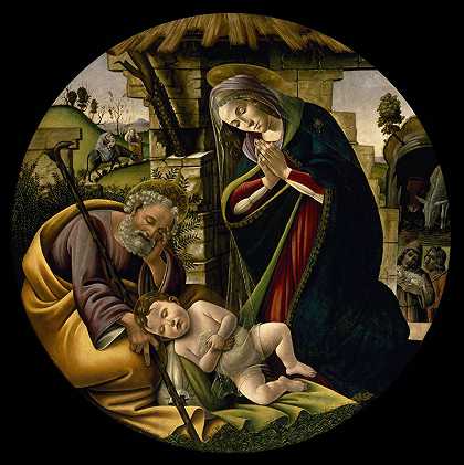 桑德罗·波提切利的《基督之子的崇拜》