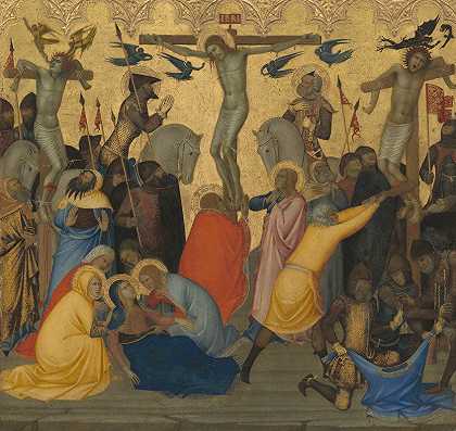 安德烈亚·凡尼的《基督受难场景-十字架受难》（中幅）