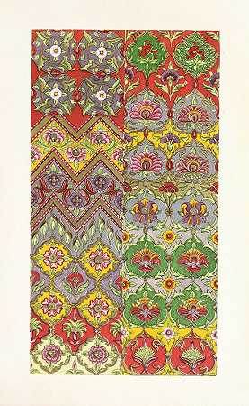 约翰·查尔斯·罗宾逊的《波斯纺织品设计表》