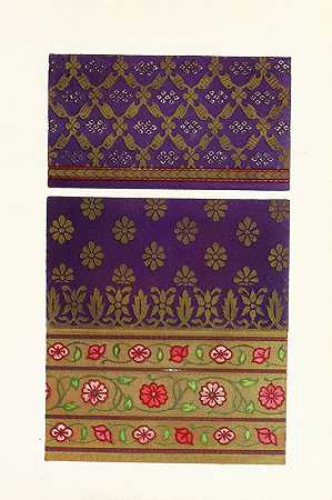 约翰·查尔斯·罗宾逊的《印度丝绸和黄金组织》