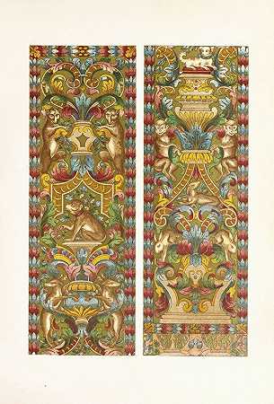 约翰·查尔斯·罗宾逊的意大利刺绣丝绸吊坠