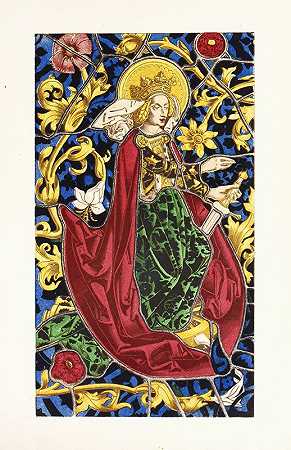 约翰·查尔斯·罗宾逊（John Charles Robinson）的《圣凯瑟琳彩绘玻璃板》