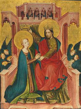 “弗伦登贝格祭坛画大师为圣母加冕”