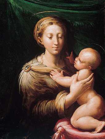 帕尔米吉亚尼诺的《圣母与孩子》