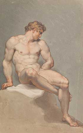 爱德华·弗朗西斯·伯尼的《男性裸体研究》