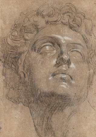 “朱利亚诺·德·美第奇的头像，以米开朗基罗的名字命名，杰科波·丁托雷托