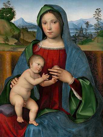 弗朗西斯科·弗朗西娅的《圣母与孩子，冈巴罗圣母》