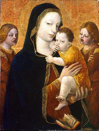 安布罗吉奥·贝戈涅的《圣母与孩子与两个天使》