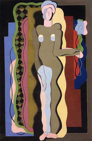乔治·瓦尔米耶的《裸体与花》