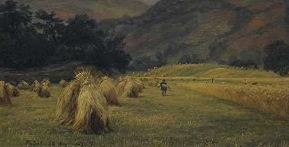 托马斯·费恩利（Thomas Fearnley）的《干草堆》（Haystacks，Rydal，Cumbria）