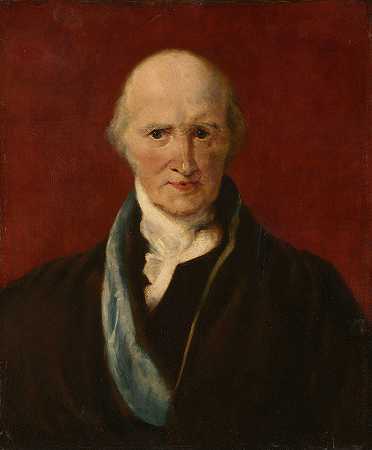 托马斯·劳伦斯爵士的《本杰明·韦斯特肖像》