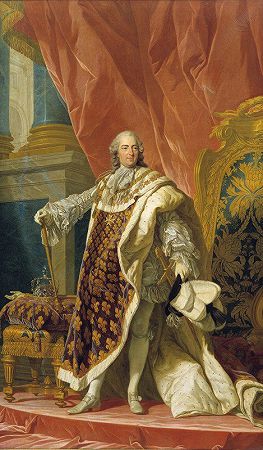 路易·米歇尔·凡·卢的《法国路易十五》（1710-1774）