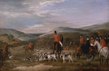 《伯克利狩猎：1842年——弗朗西斯·卡尔克拉夫·特纳的相遇》