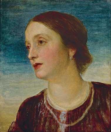 乔治·弗雷德里克·瓦茨的《萨默斯伯爵夫人肖像》