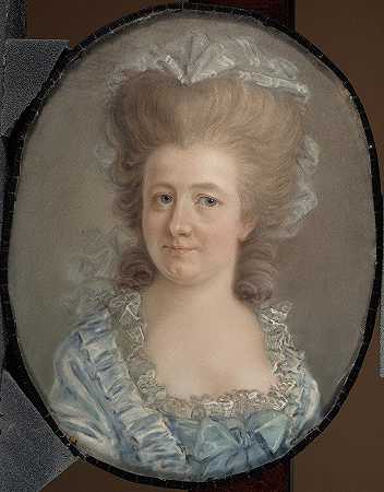 古斯塔夫·伦德伯格的《玛丽亚·索菲亚·朱利安娜·冯·布利克森男爵夫人》