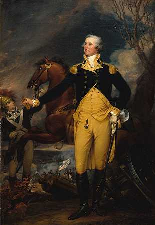 约翰·特朗布尔《特伦顿战役前的乔治·华盛顿》