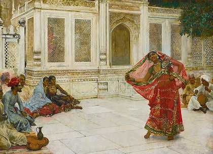 埃德温·洛德·威克斯的《印度舞女》