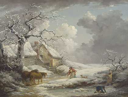 乔治·莫兰德的《冬季风景》