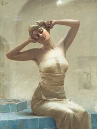 西奥多罗斯·拉利的《在浴场》