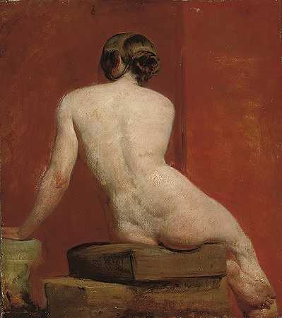 威廉·埃蒂的《裸体女性坐姿》