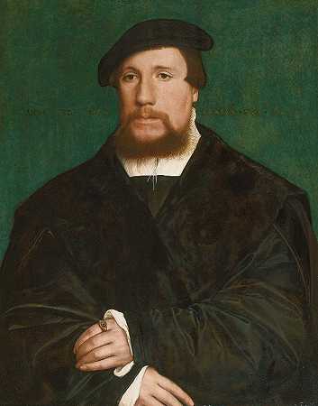 《汉萨商人肖像》作者：Hans Holbein The Younger
