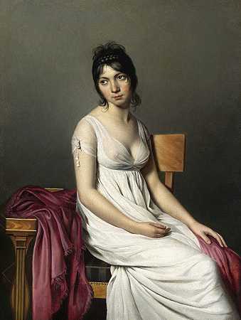 雅克·路易·戴维的《白衣少女肖像》
