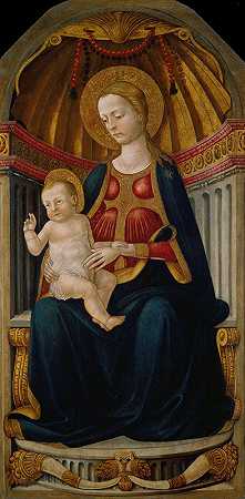 内里·迪·比奇的《王座上的圣母和孩子》