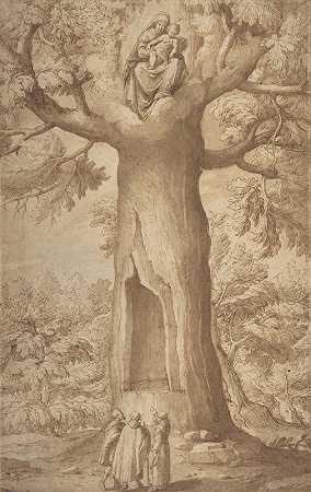 雅科波·利戈齐的《拉维纳圣母山毛榉树》