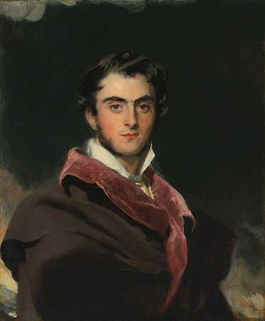 托马斯·劳伦斯爵士《第三代克兰威廉伯爵理查德·米德肖像（1795-1879）》