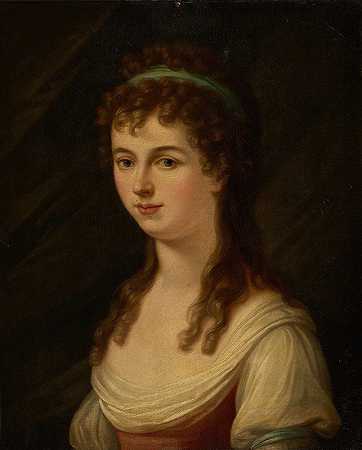 乔治·亨利·哈洛的《年轻女士的肖像》
