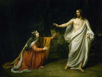 亚历山大·安德烈耶维奇·伊万诺夫《基督复活后向抹大拉的玛丽亚显现》