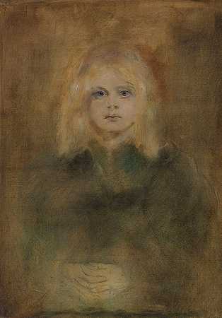 “玛丽昂·伦巴赫，艺术家的女儿，弗兰茨·冯·伦巴哈