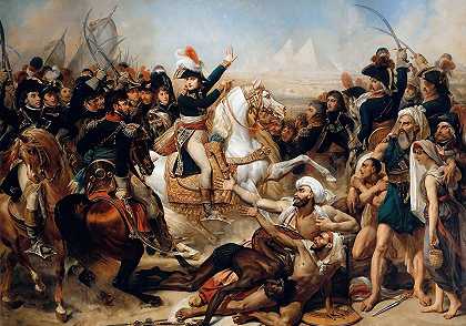 “金字塔之战，1798年7月21日，安托万·让·格罗斯