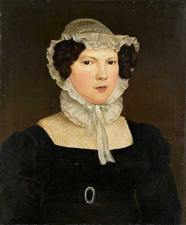 雅各布·克里斯托夫·米维尔（Jakob Christoph Miville）的《艺术家嫂子的肖像》（Rosina Miville Krug）