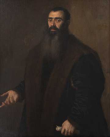 提香的《纽伦堡商人和收藏家威廉·伊姆霍夫老人肖像》（1519-1580）